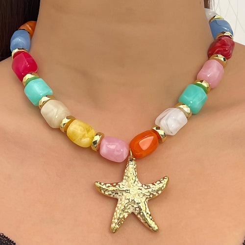 Fina Beads Starfish Necklace