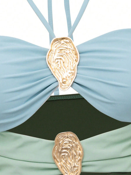 Erica Cutout Swimsuit With Skirt