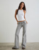 Fade Mid Rise Loose Jeans