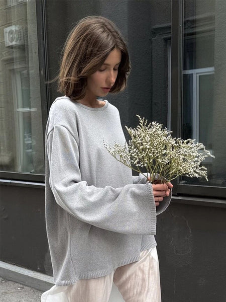 Louise Deep Back Winter Pullover