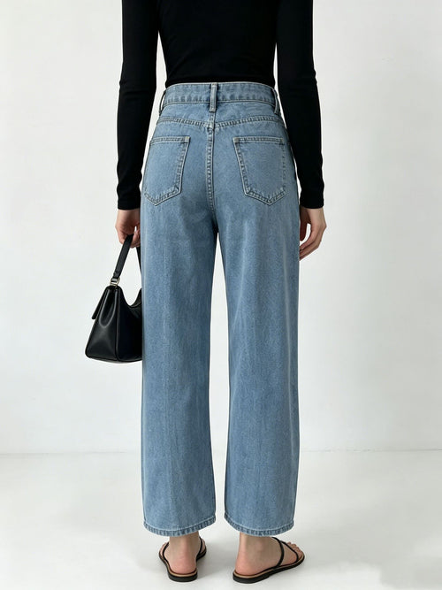 Signe High Rise Straight Jeans
