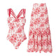 Gianna Printed Swimsuit With Skirt