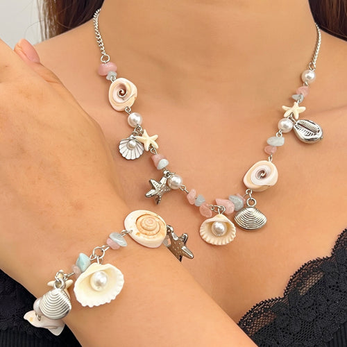 Lola 2Pcs Sea Shell Jewelry Set