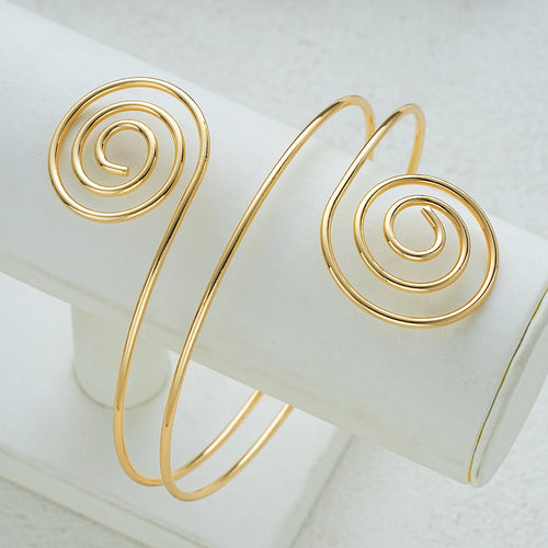 Jem Open Spiral Arm Cuff