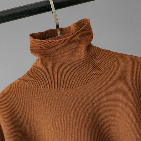 Natalia Luxe Winter Coord Set In Rust