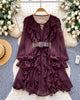 Kara Ruffle Mini Dress With Belt