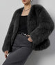 Melina Crop Winter Fur Cape