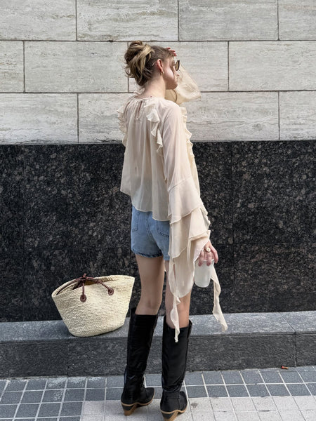 Mason Ruffle Layered Top