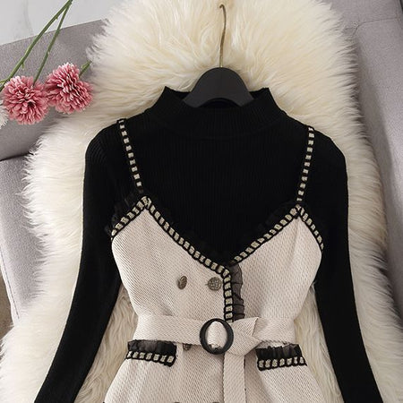 Candela Woolen Top With Cape Sweater