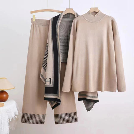 Livia Luxe Coord Set With Cape