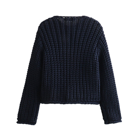 Elian Woolen Buttoned Cardigan