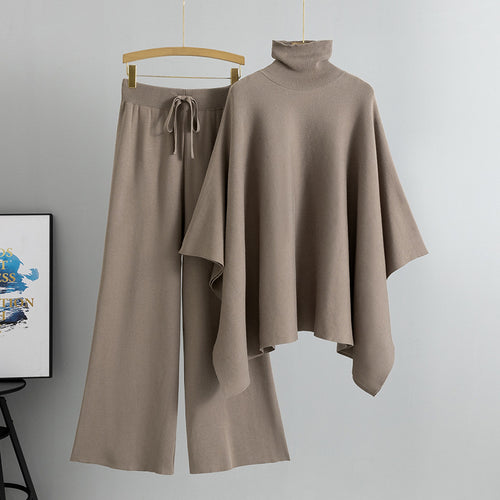 Natalia Luxe Winter Coord Set In Beige