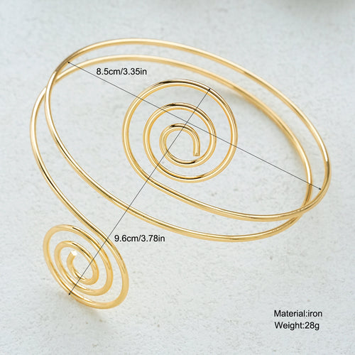 Jem Open Spiral Arm Cuff