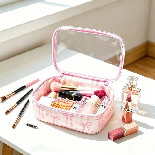 Memo Bow Makeup Pouch