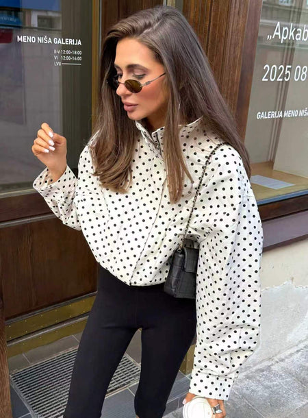Fenn Polka High Neck Jacket