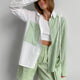 Iconic 2 Tone Oversized Shirt