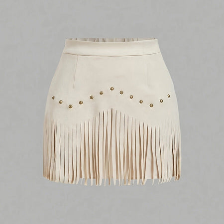 Bexley Studded Tassel Skorts