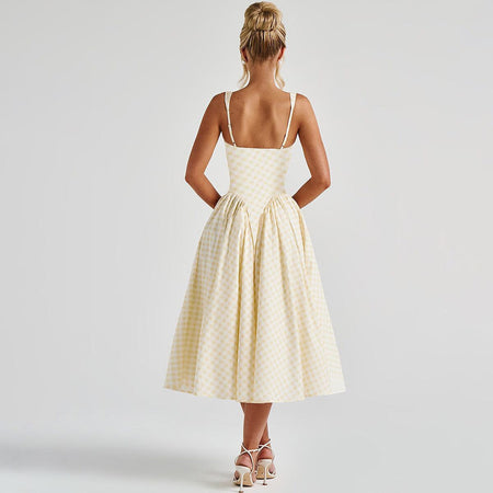 Pricillia Drop Waist Midi Dress