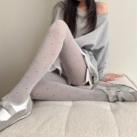 Hedda Polka Pantyhose Stocking