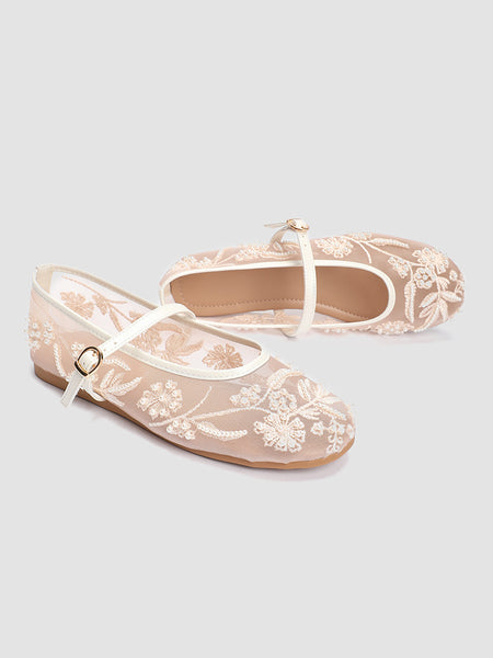 Fairy Embroidered Rhinestone Ballet