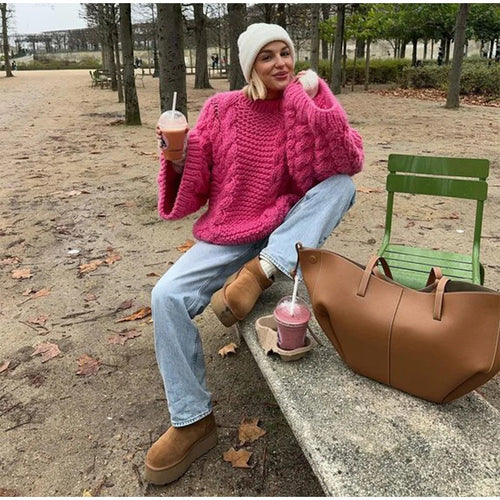 Sidonie Oversized Statement Pullover