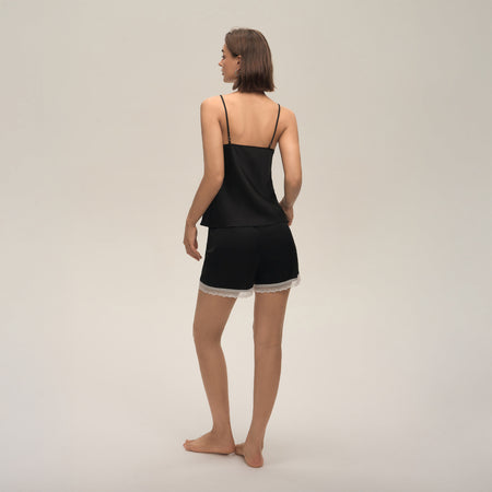 Sabine Lace Satin Nightsuit Short Set