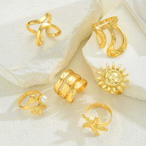 Bri 6Pcs Ring Set