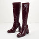 Piera Knee High Block Leather Boots