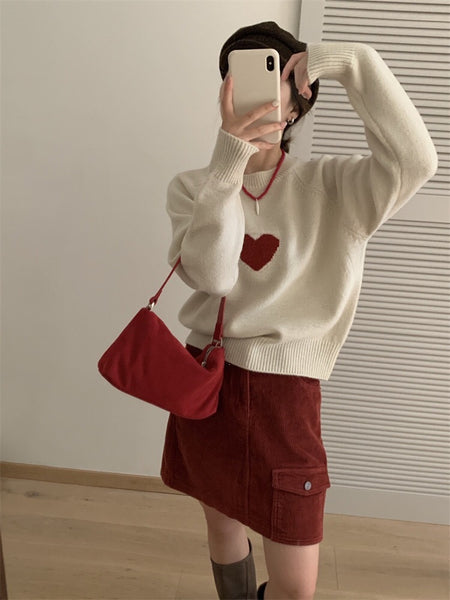 Valeria Soft Heart Sweater