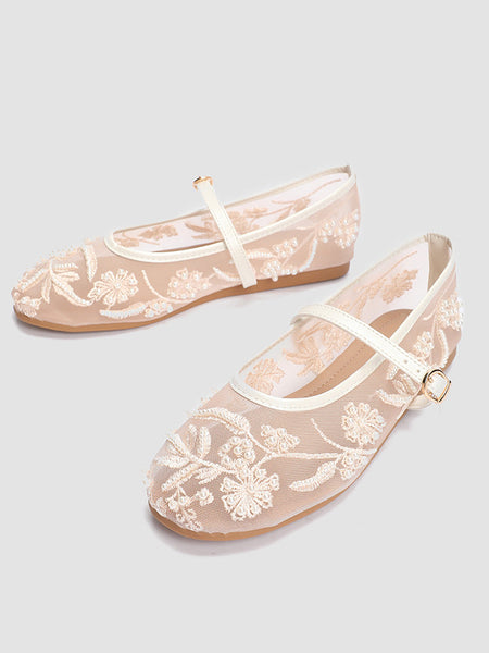 Fairy Embroidered Rhinestone Ballet