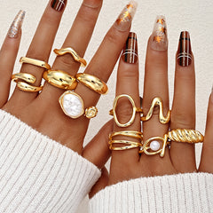 Cece 11Pcs Ring Set