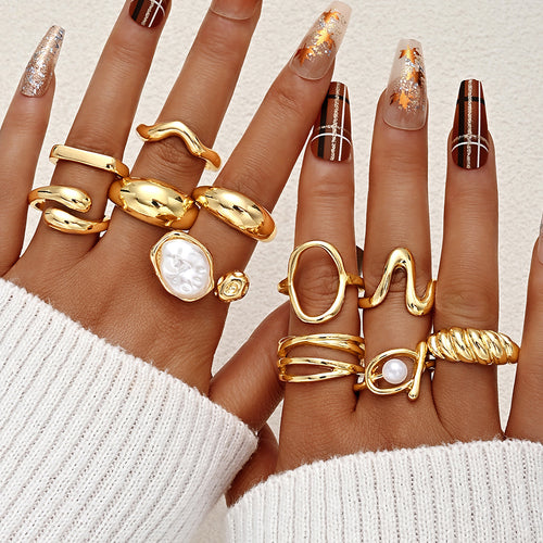 Cece 11Pcs Ring Set
