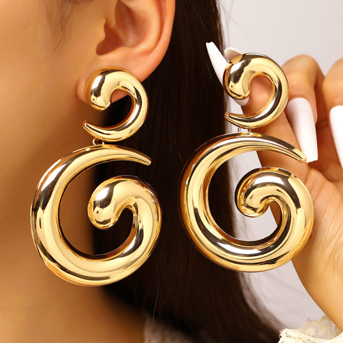 June Spiral Earring