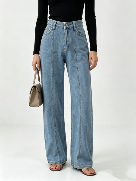 Signe High Rise Straight Jeans
