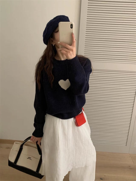 Valeria Soft Heart Sweater