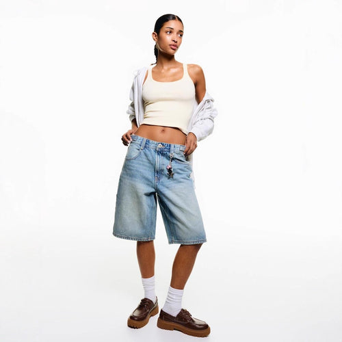 Bling High Rise Loose Jorts