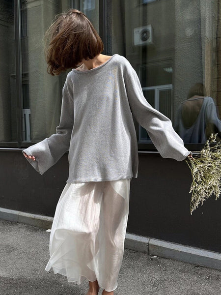Louise Deep Back Winter Pullover