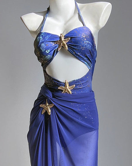 Mavis Cutout Swimsuit With Skirt