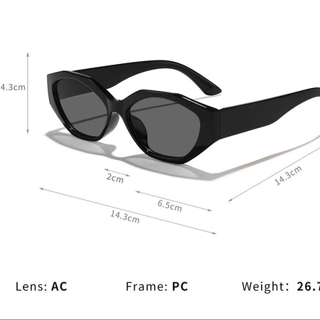 Chike Polygonal Sunglasses