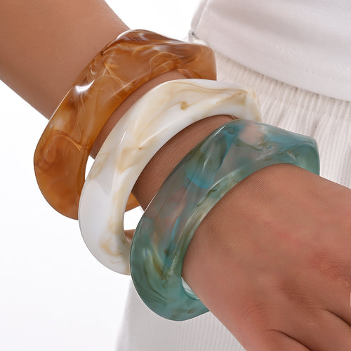 Fifi 3Pcs Irregular Square Bracelet Set