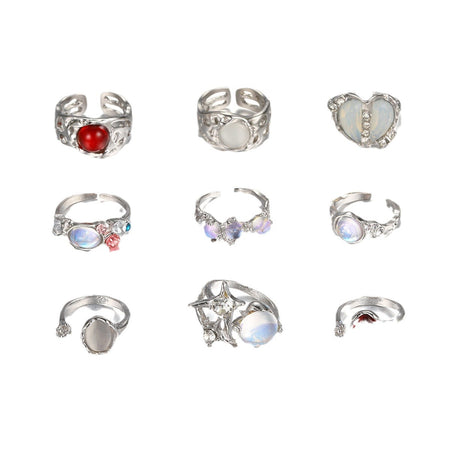 Luca 9Pcs Ring Set