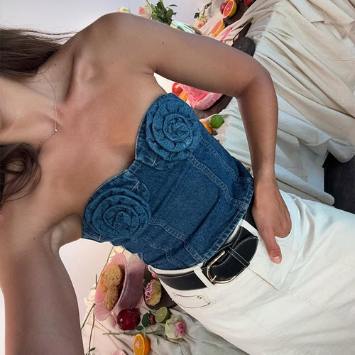 Cinzia Rose Denim Top