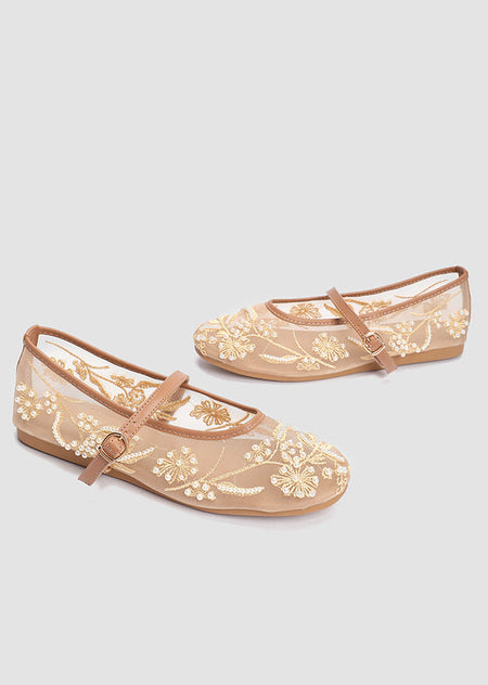 Fairy Embroidered Rhinestone Ballet