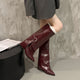 Chloe Mid Calf Pointed Boots