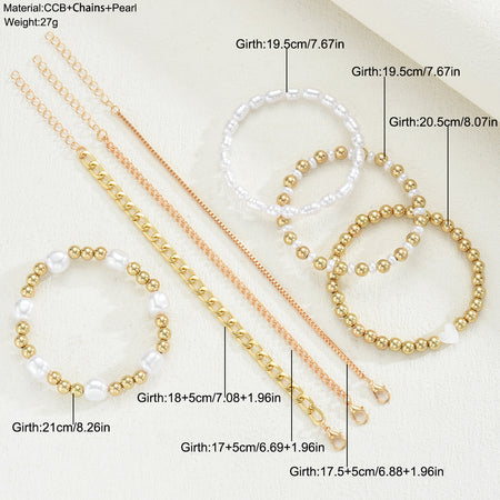 Jade 7Pcs Bracelet Set