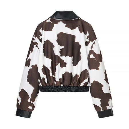 Tate Cow Print Jacket