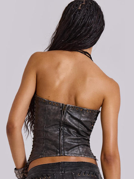 Dixie Rivet Corset Top