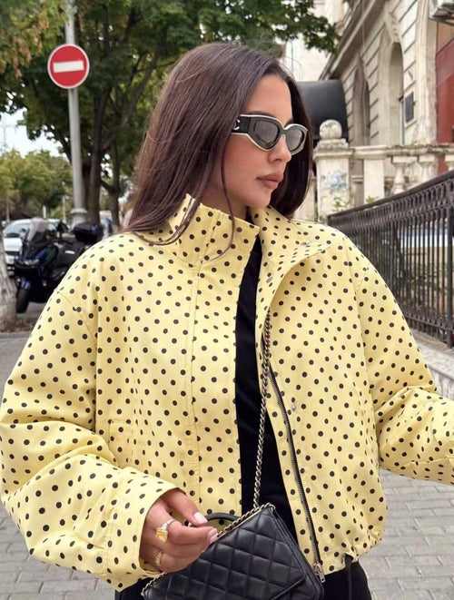 Fenn Polka High Neck Jacket