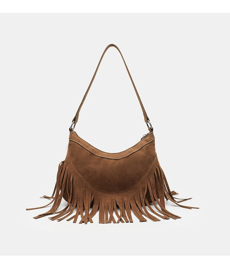 Kyoto Tassel Tote Bag With Strap
