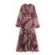 Nelya Printed Maxi Dress